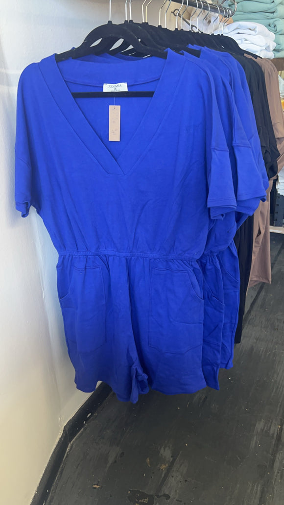 Blue romper